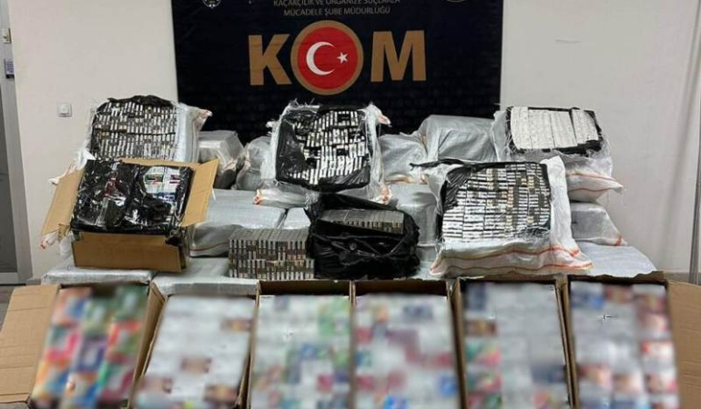 Mardin’de 51 Bin Kaçak Sigara ve 2 Bin Elektronik Nargile Yakalandı