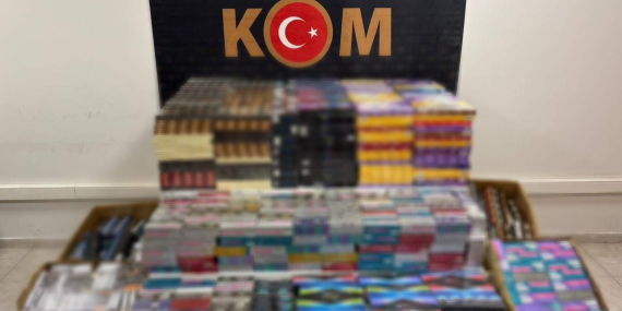 Mardin’de 19 bin paket kaçak sigara ele geçirildi